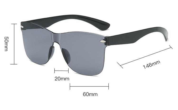 Over-size promotion sunglasses size