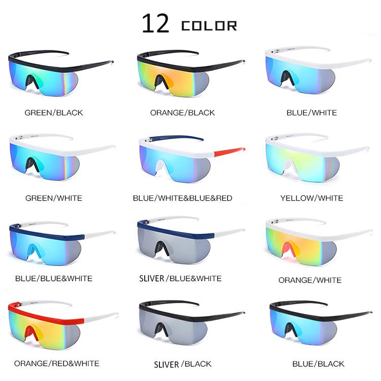 2019 large frame windproof sunglasses colors