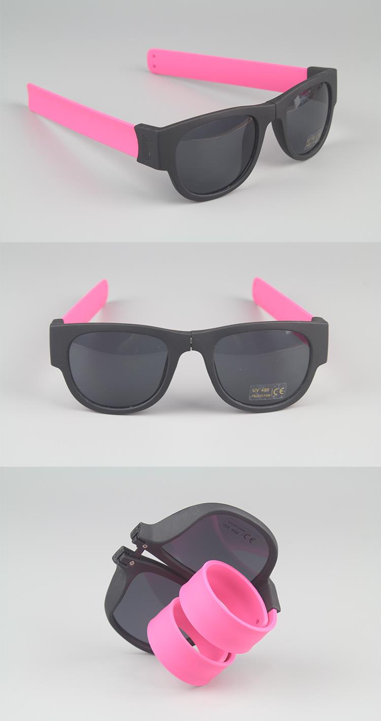 Slap folding sunglasses