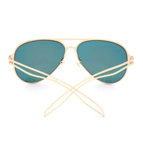 2019 Trending Metal Sunglasses Cutout Temple