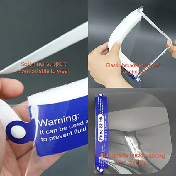 Anti Fog Fluid Resistant Full Cover Face Shield