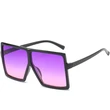 Big Size Square Frame Custom Fashion Sunglasses With Logo