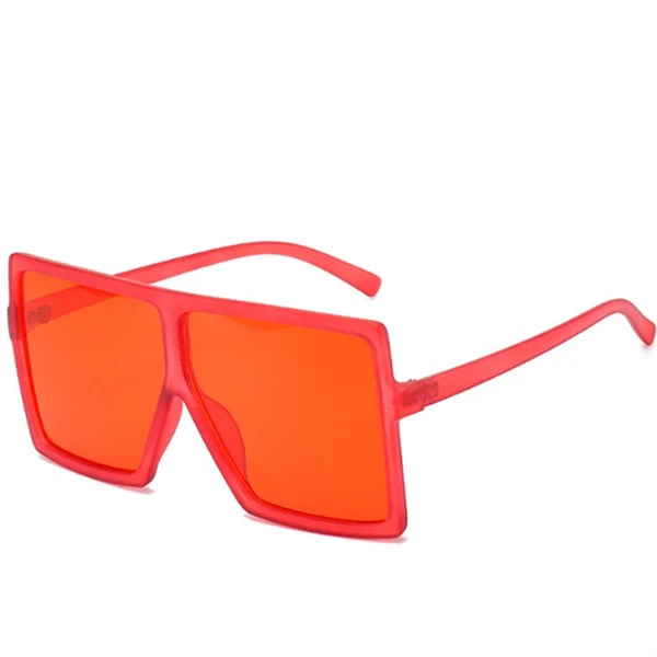 Big Size Square Frame Custom Fashion Sunglasses With Logo