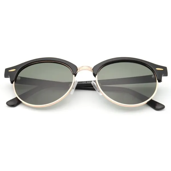 Browline Metal Sunglasses
