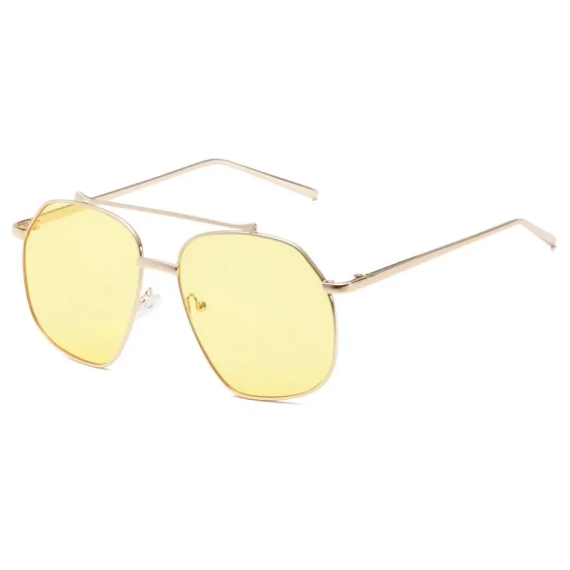 Candy Color Metal Sunglasses