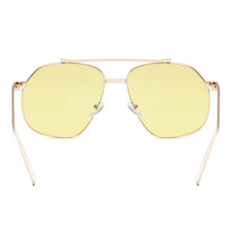 Candy Color Metal Sunglasses