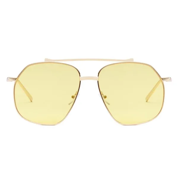 Candy Color Metal Sunglasses