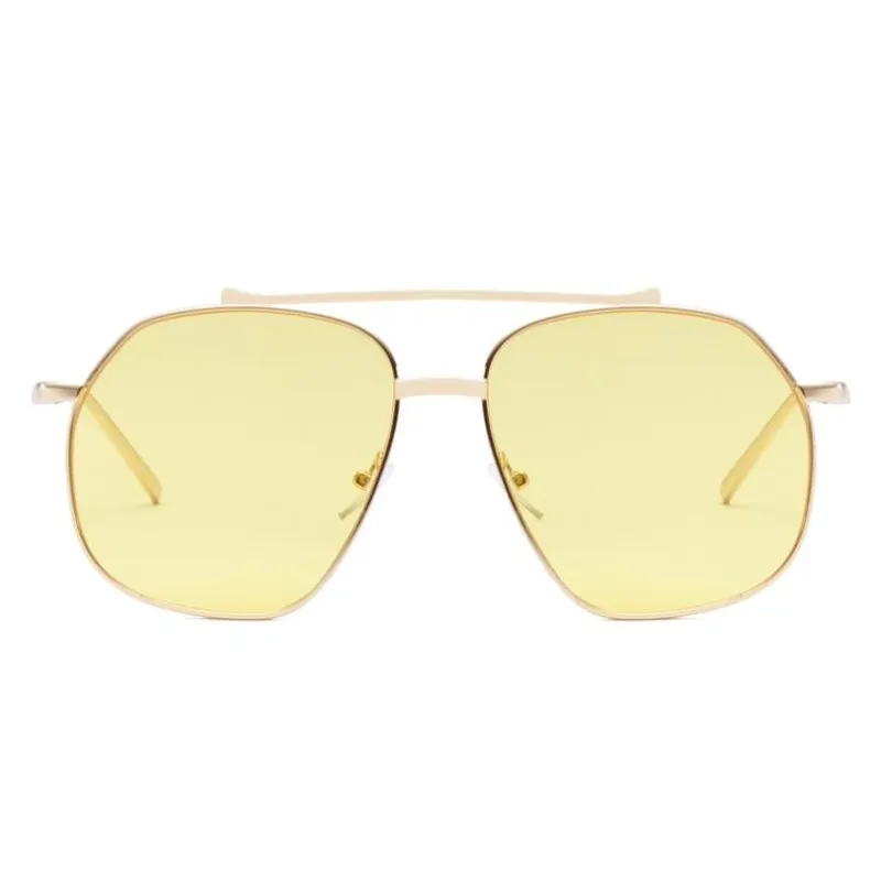 Candy Color Metal Sunglasses
