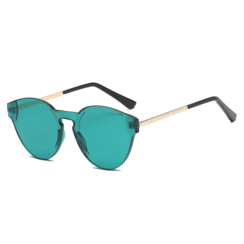 Candy Color Sunglasses Metal Arms