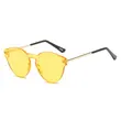 Candy Color Sunglasses Metal Arms