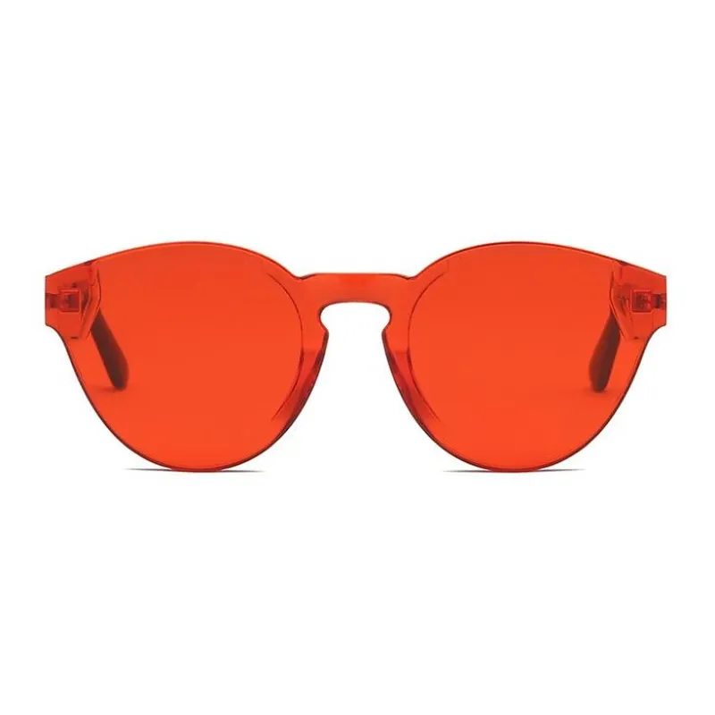Candy Color Sunglasses Metal Arms