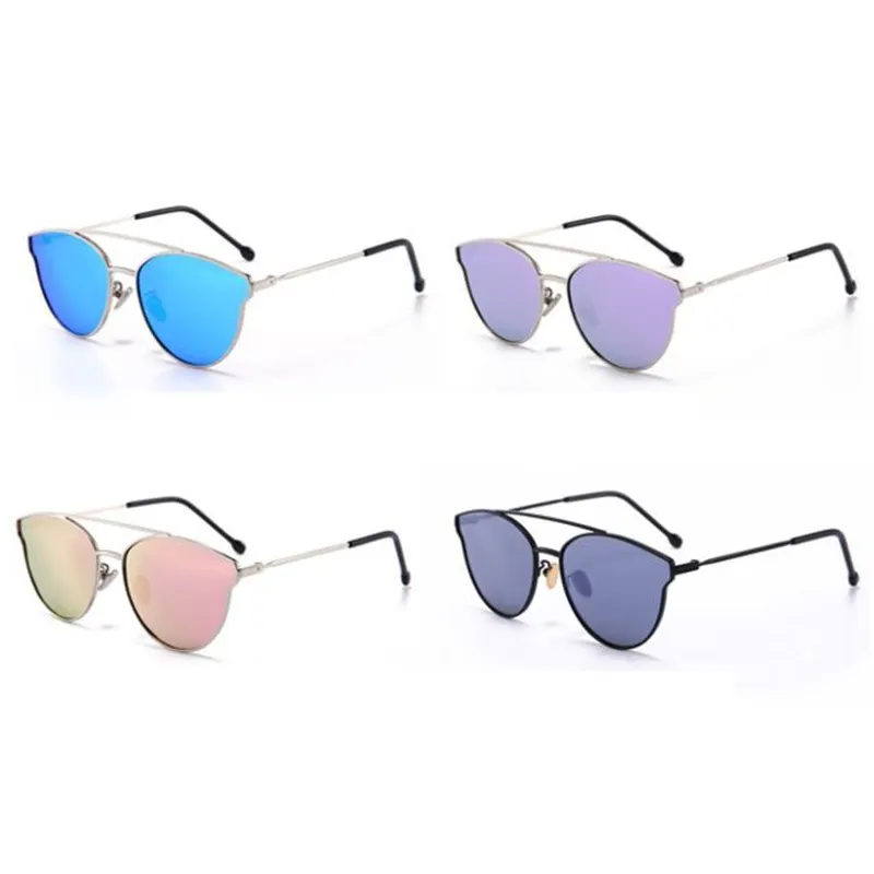 Cat-eye Double Bridge Kids Sunglasses