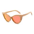 Cateye Zebra Wood Sunglasses