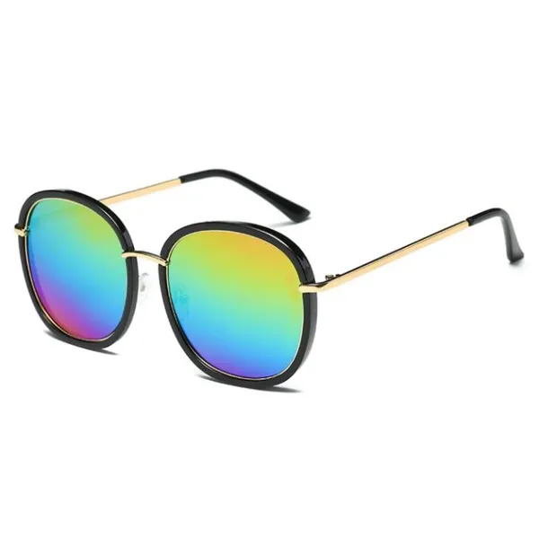 Circle Frame Rainbow Glasses