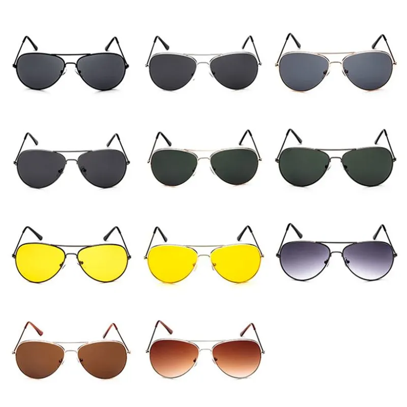 Classical Pilot Metal Sunglasses