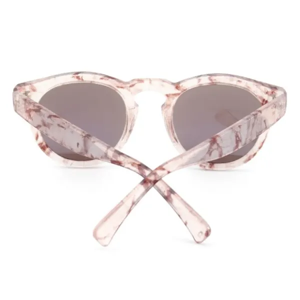 Clear Frame Blue Lens Sunglasses