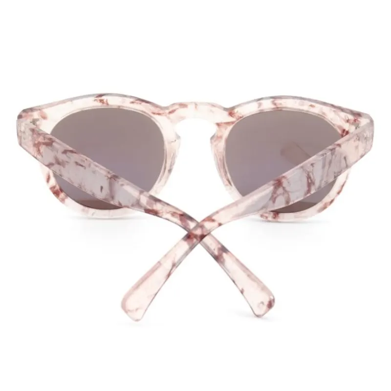 Clear Frame Blue Lens Sunglasses