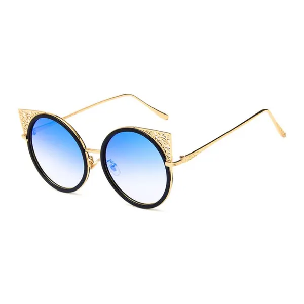 Color Lens Round Sunglasses
