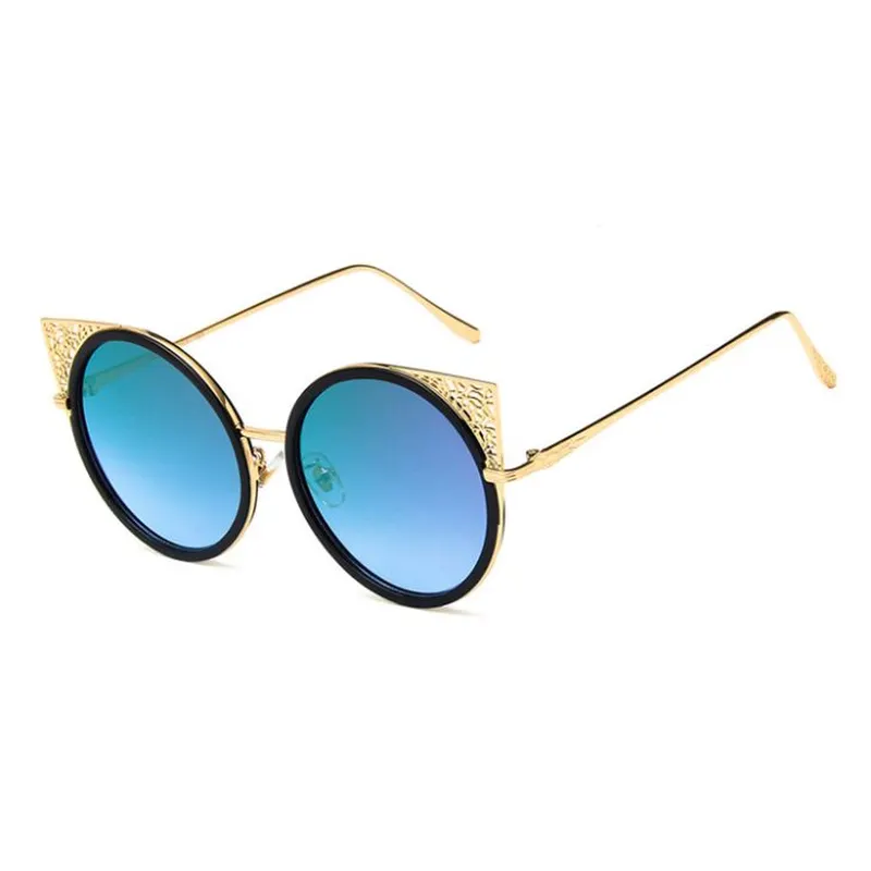 Color Lens Round Sunglasses