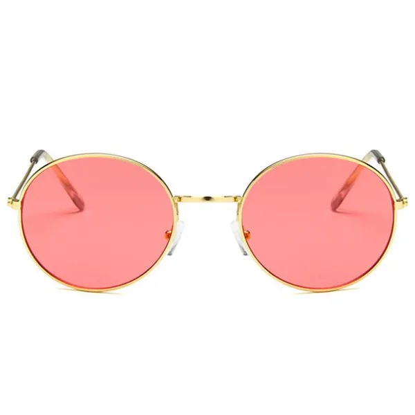 Customized Logo Promotion Round Metal Sunglasses