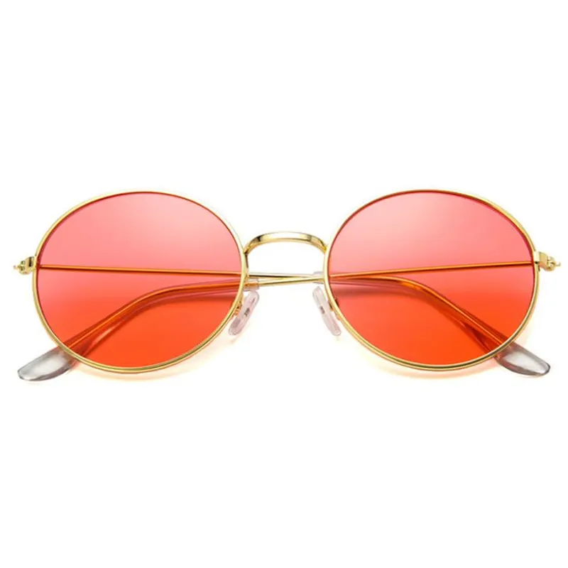 Customized Logo Promotion Round Metal Sunglasses