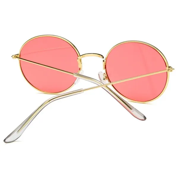 Customized Logo Promotion Round Metal Sunglasses