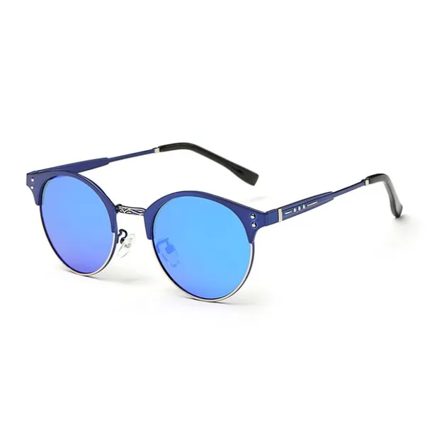 Designer Half Frame Polarized Sunglasses