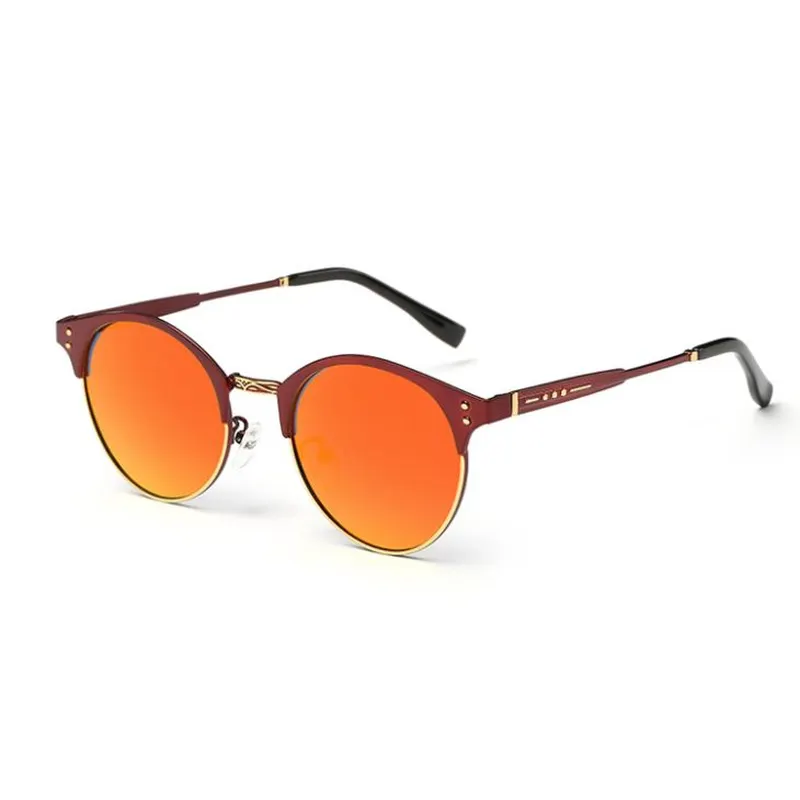 Designer Half Frame Polarized Sunglasses