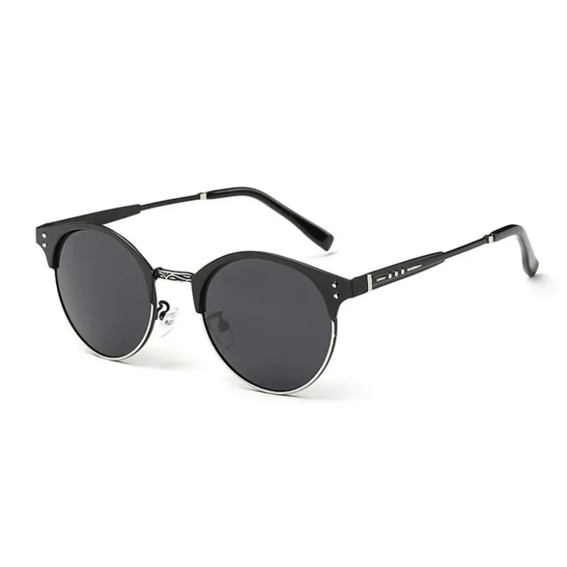 Designer Half Frame Polarized Sunglasses
