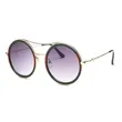 Double Bridge Round Sunglasses