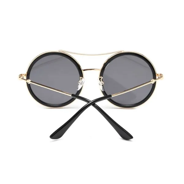 Double Bridge Round Sunglasses