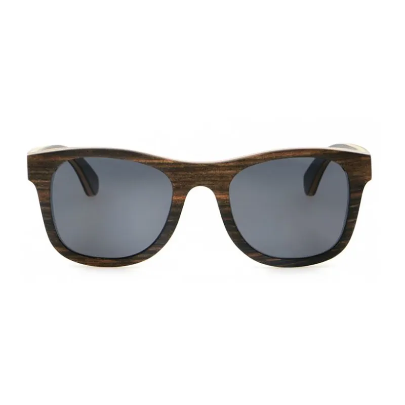 Ebony Layered Wood Sunglasses