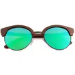 Eco- Friendly Wooden Glasses TAC Lens Luxury Round Mirror S Polarized Sunglasses