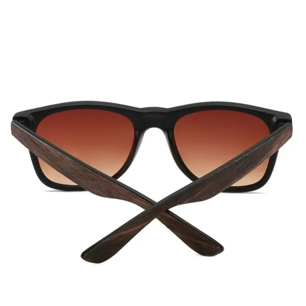 Fake Wood Polarized Sunglasses