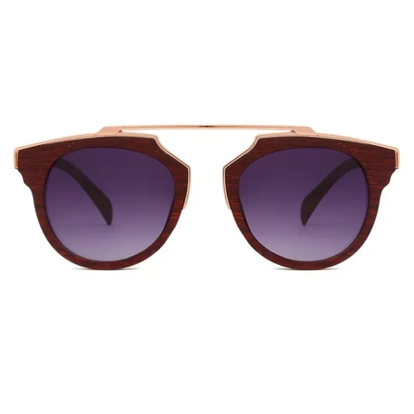 Fake Wood Sunglasses