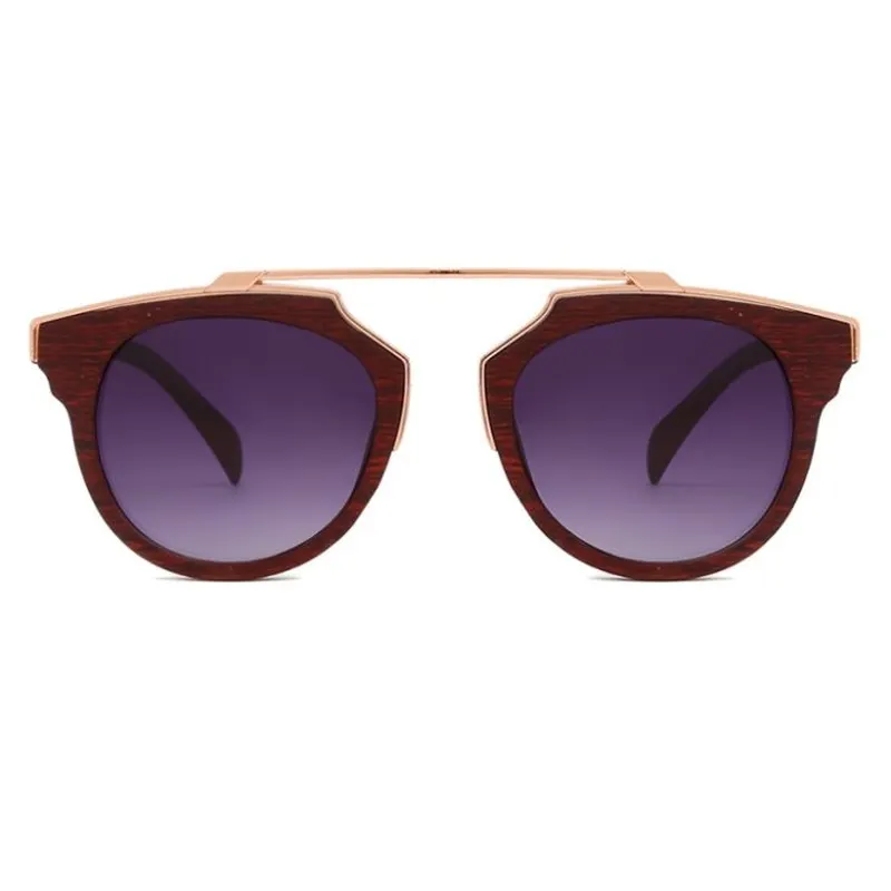 Fake Wood Sunglasses