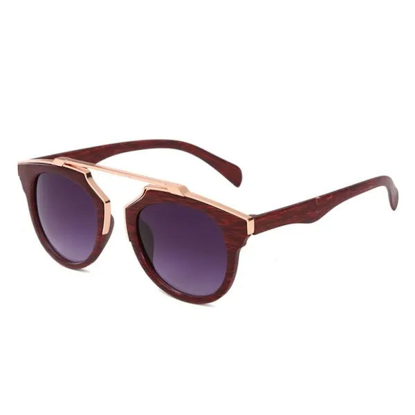 Fake Wood Sunglasses
