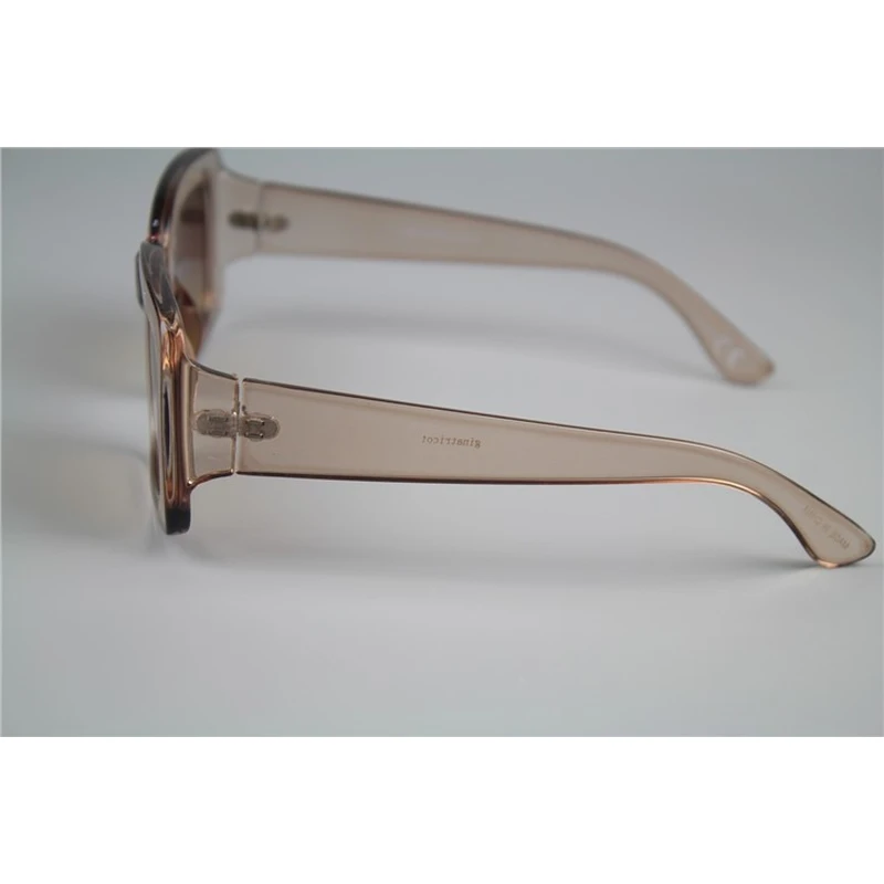 Flat Frame Big Arm Fashion Candy Color Sunglasses in 2021