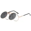 Flip Up Metal Punk Sunglasses