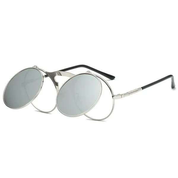 Flip Up Metal Punk Sunglasses
