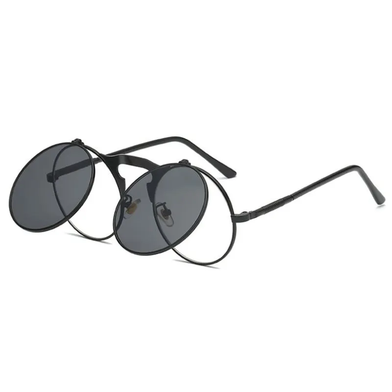 Flip Up Metal Punk Sunglasses