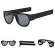 Foldable Slap Bracelet Plastic Sunglasses
