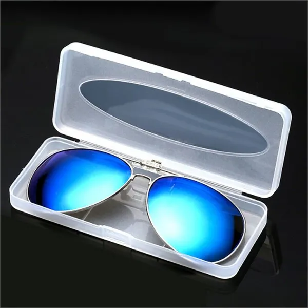 Frosted PVC Clip-on Glasses Box