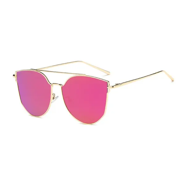 Gold Frame Cateye Sunglasses
