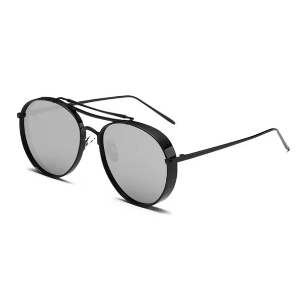 Gold Frame Round Metal Sunglasses