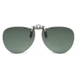 Green Lens Clip On Sunglasses