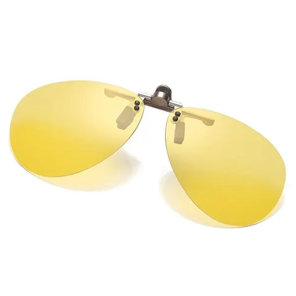 Green Lens Clip On Sunglasses