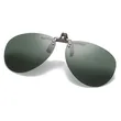 Green Lens Clip On Sunglasses