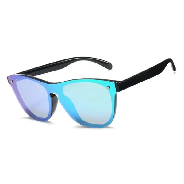 Green One-Piece Lens Fashion Sunglasses