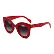 Hot Red Cat Eye Sunglasses
